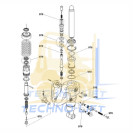 Ремкомплект гідроциліндра гідравлічного візка AM22, арт.51109588 / 51109599 (50469641 / 51083917)
