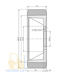 Колесо 343/114/90 Колесо 343/114/90
