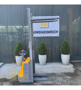 Штабелер електричний JUNGHEINRICH EJC 110, с.н. 90497816, мачта 2500 ZT мм, в.п. 1000 кг, 2016 р.в.