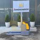 Штабелер електричний JUNGHEINRICH EJC 110, с.н. 90497816, мачта 2500 ZT мм, в.п. 1000 кг, 2016 р.в.
