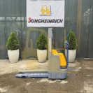 Штабелер електричний JUNGHEINRICH EJC 110, с.н. 90500299, мачта 2500 ZT мм, в.п. 1000 кг, 2016 р.в.