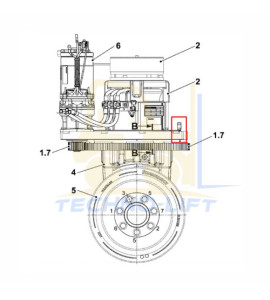 Датчик положення редуктора, арт. 50424639