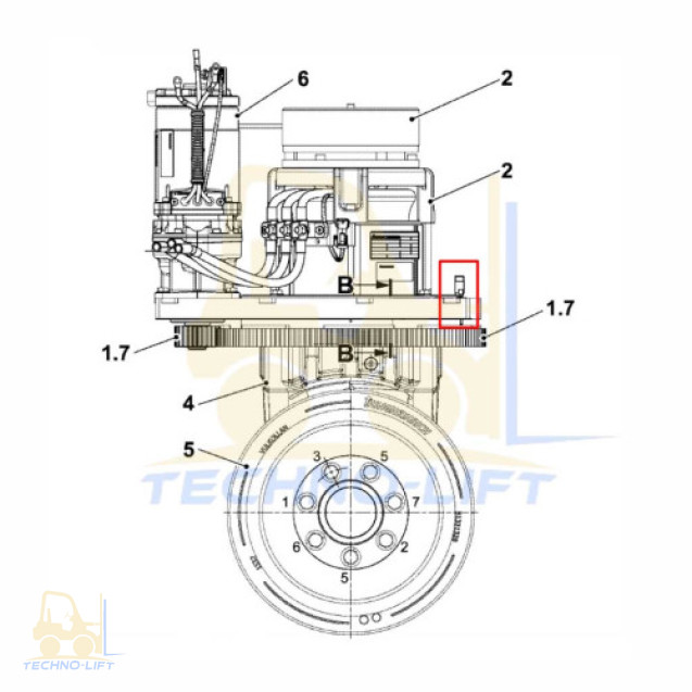 Датчик положення редуктора, арт. 50424639