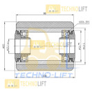 Вантажний ролик  85х100х25