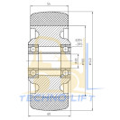 ОПОРНОЕ КОЛЕСО 140Х60Х20