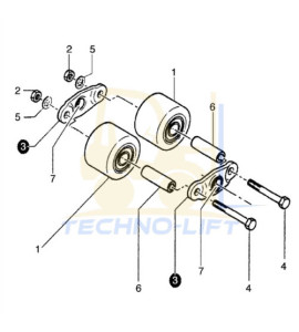 Балансир вантажних роликів, арт. 50052976