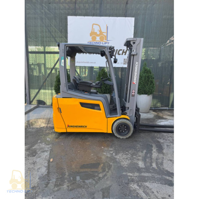 Навантажувач електричний JUNGHEINRICH EFG 220 с.н. FN572730, мачта 5000 DZ мм, в.п. 2000 кг, 2018 р.в.