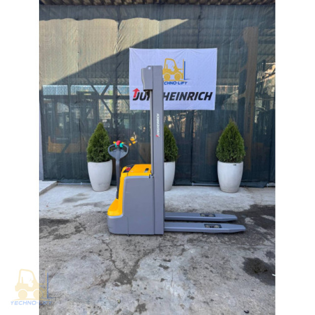 Штабелер електричний JUNGHEINRICH EJC 214, с.н. 90586938, мачта 3600 ZT мм, в.п. 1400 кг., 2019 р Li-ion