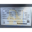 Штабелер електричний JUNGHEINRICH EJC 214, с.н. 90586938, мачта 3600 ZT мм, в.п. 1400 кг., 2019 р Li-ion