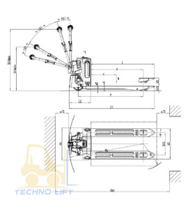 Електричний візок AntOn by JUNGHEINRICH PTL1.5 у компл.з бат. та заряд.пристр.2025 р.в.