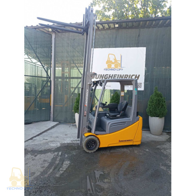 Навантажувач електричний JUNGHEINRICH EFG 220 с.н. FN609855, мачта 3300 ZZ мм, в.п. 2000 кг, 2019 р.в