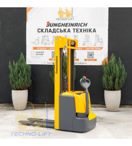 Штабелер електричний JUNGHEINRICH EJC 214, мачта 5350 DZ мм, в.п. 1400 кг., 2014 р.