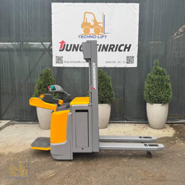 Штабелер електричний JUNGHEINRICH ERC 212z, с.н. 90603410, в.п. 1200 кг, мачта 2900 ZZ мм, 2020 р.в.