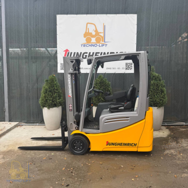 Навантажувач електричний JUNGHEINRICH EFG 216k с.н. FN526460, мачта 4400 DZ мм, в.п.1600 кг, 2016 р.в.